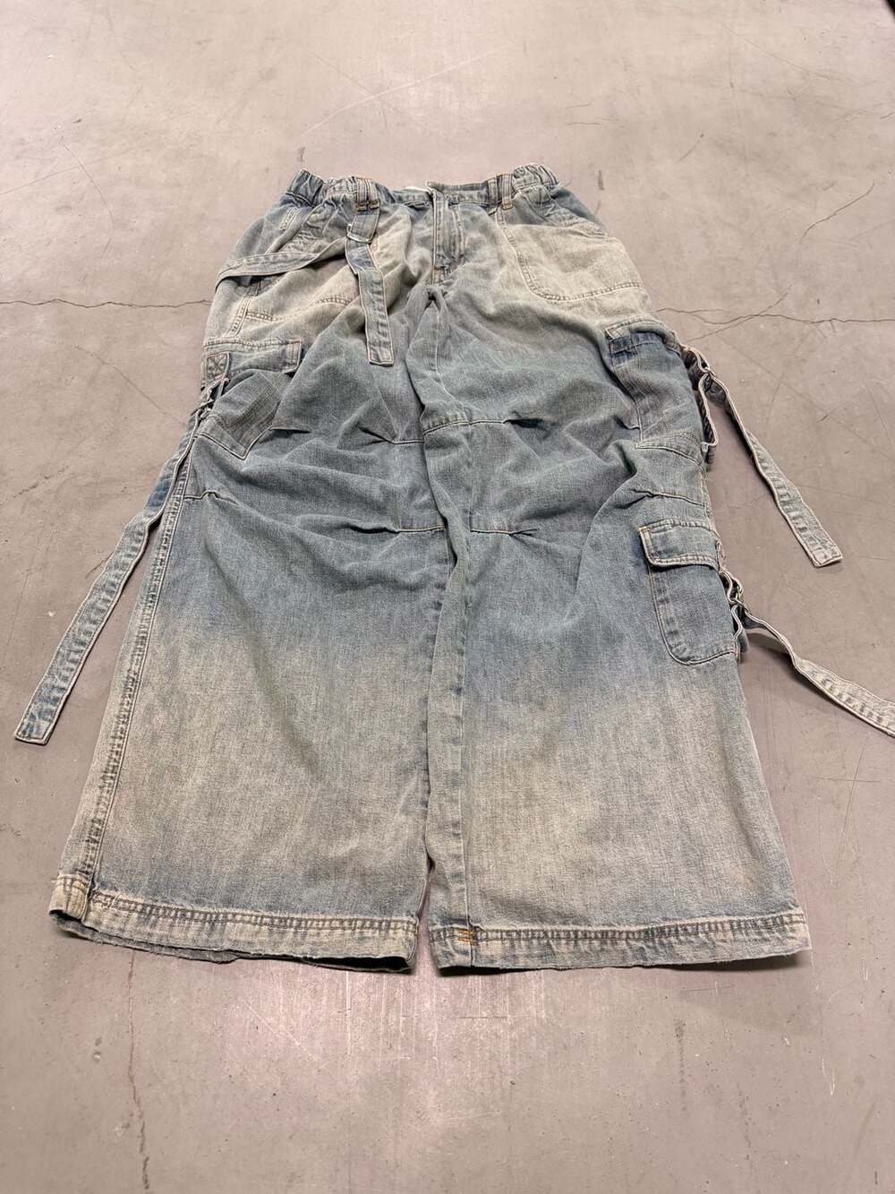 BDG Urban Outfitters Extreme Baggy Cargo Denim Jeans Size S